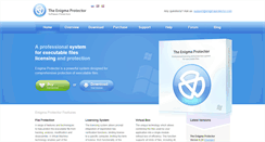 Desktop Screenshot of enigmaprotector.com